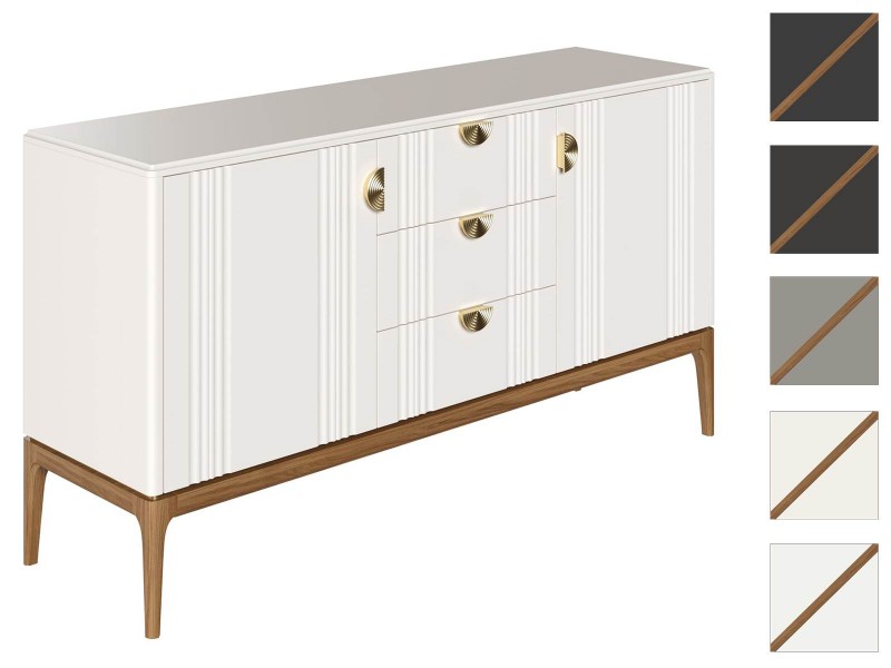 Консоль три ящика + две двери, Андрия без бортов