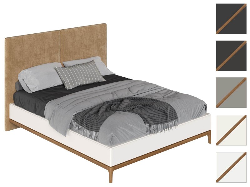 Кровать мягкое изголовье 120х200 Андрия без бортов