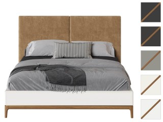 Андрия Кровать мягкое изголовье 140х200 [Андрия без бортов]