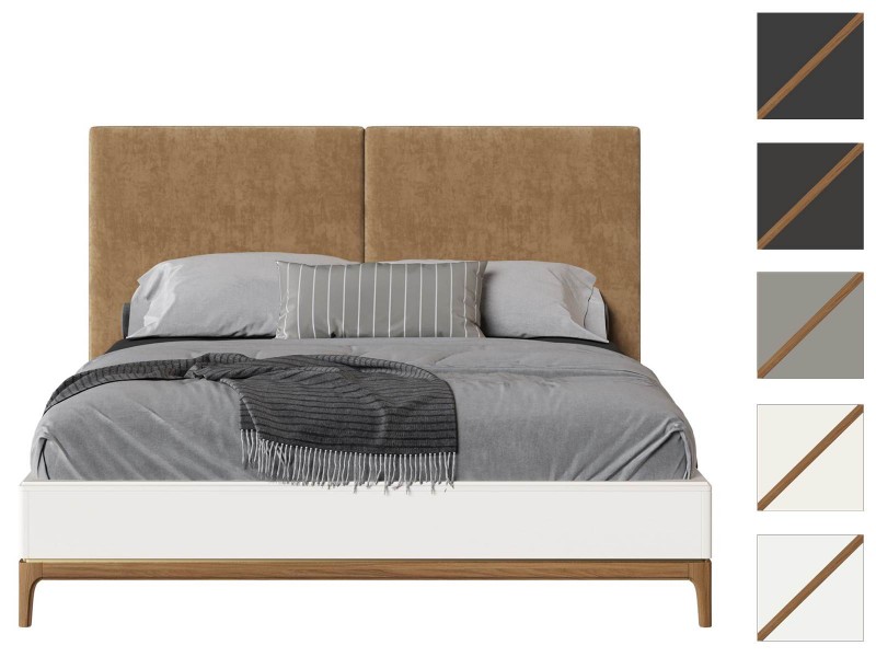 Кровать мягкое изголовье 180х200 Андрия без бортов