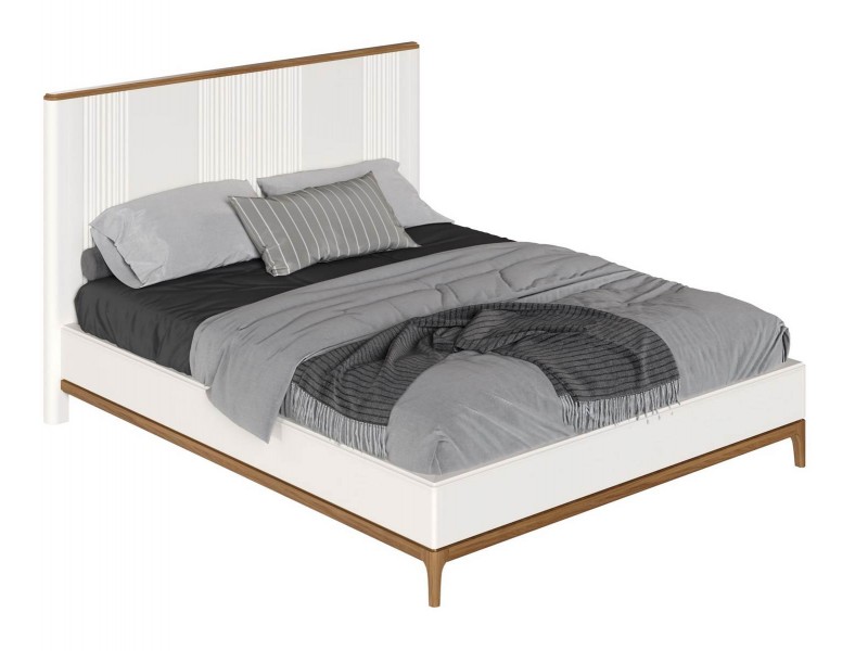 Кровать с жёстким изголовьем 160х200 Андрия без бортов