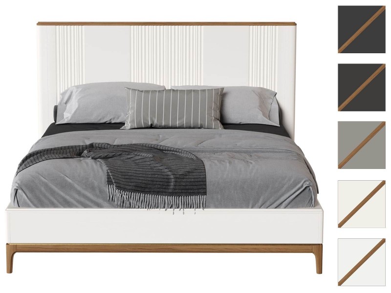 Кровать с жёстким изголовьем 180х200 Андрия без бортов