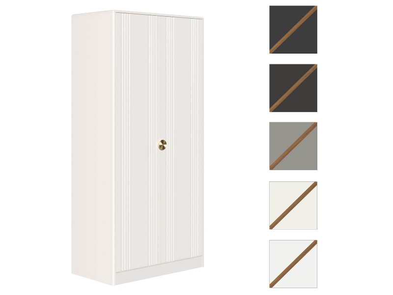 Шкаф двухстворчатый Андрия без бортов