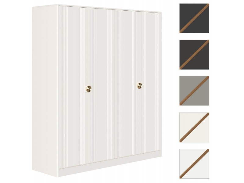 Шкаф четырёхстворчатый Андрия без бортов