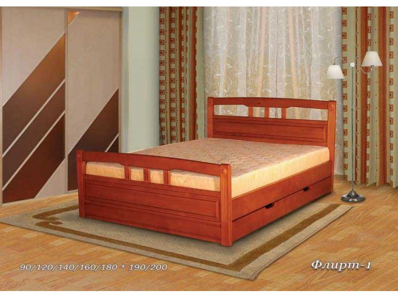 Кровать с ящиками Флирт 1