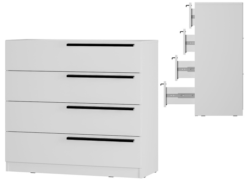 Айрон КМ-02 Комод, белый [Айрон]