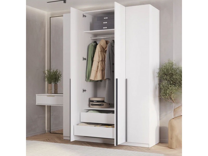 Айрон ШК-13 Шкаф четырёхстворчатый, белый [Айрон]