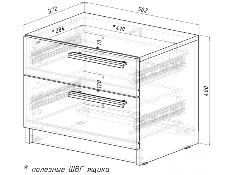 Айрон ТБ-12 Тумба прикроватная, белый [Айрон]