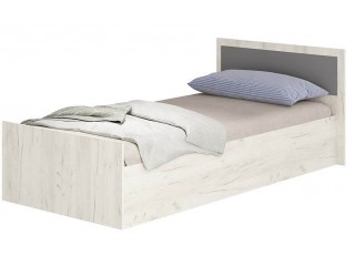 Фиеста LIGHT Кровать 90х200, Корпус, дуб крафт белый [Фиеста]