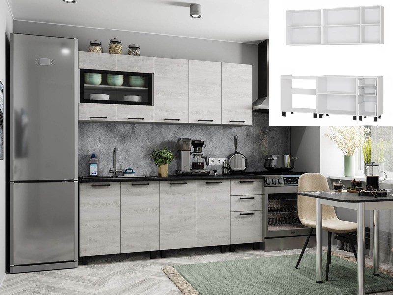 Сканди 2.0 м Готовая кухня