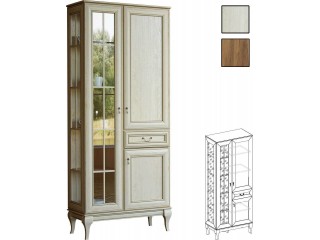 МК 62 №390л Шкаф МФН ЛЕВЫЙ, Витрина Арлин [МК 62]