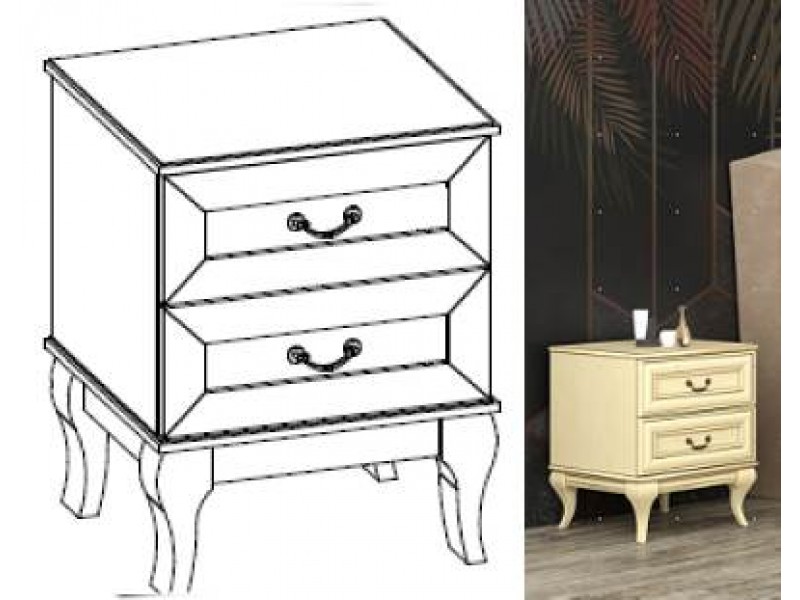 МК 62 №440 Тумба 2 ящика, Арлин [МК 62]