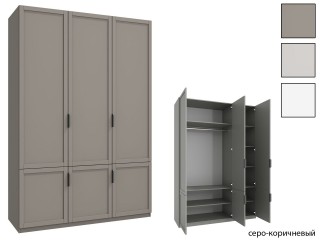 №553 шкаф трёхстворчатый Скандинавия, 74-553 [МК 74]