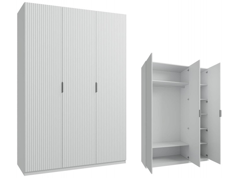 МК 76 3D №608 Шкаф трёхстворчатый,Техас [МК 76 3D]