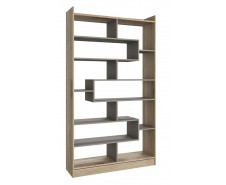 МК 77 №628 Стеллаж 1100мм, Розалин, дуб кастелло + серо-коричневый [МК 77 дуб кастелло]