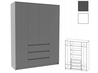 Мори Шкаф МШ 1600.1 четырёхстворчатый с ящиками [Мори]
