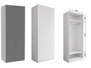 Мори Шкаф МШ 800.1 двухстворчатый со штангой [Мори]