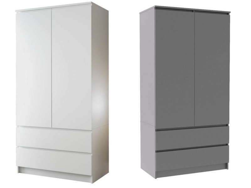 Мори Шкаф МШ 900.2 двухстворчатый с ящиками [Мори]