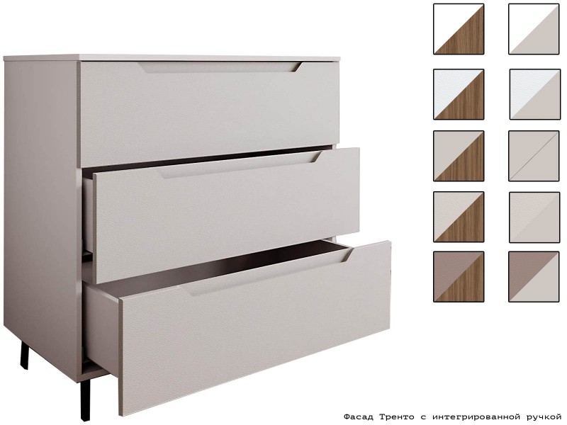 Роза Тренто Комод 900 [Роза]