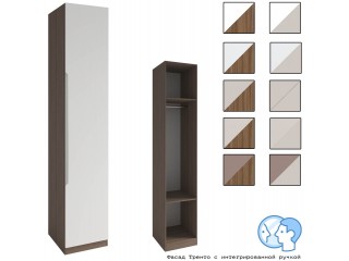 Роза Тренто Шкаф однодверный 450 [Роза]