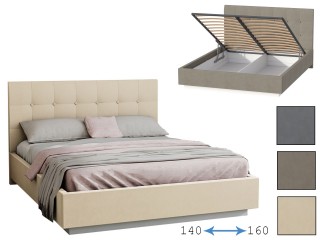 Кровать арт. 004 с подъёмным механизмом двуспальная, Квадрат