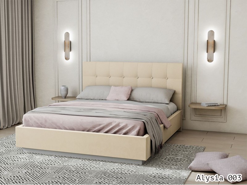 Кровать арт. 004 с подъёмным механизмом двуспальная, Квадрат