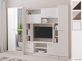 Аллегро-6 ЛДСП Гостиная, стенка 2700мм [Аллегро]