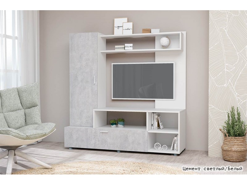 Аллегро-8 ЛДСП Гостиная, стенка 1500мм [Аллегро]