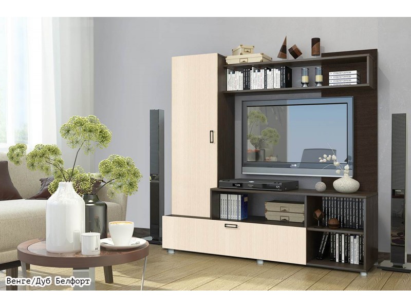 Аллегро-8 ЛДСП Гостиная, стенка 1500мм [Аллегро]