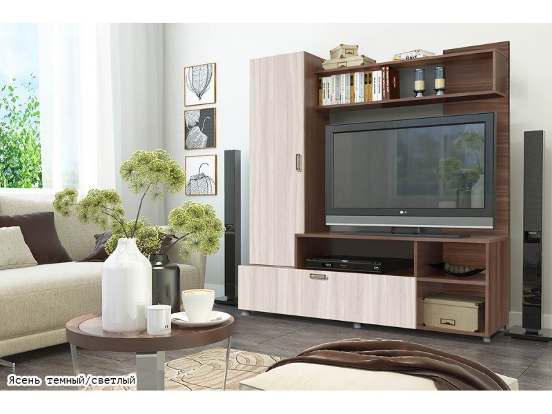 Аллегро-8 ЛДСП Гостиная, стенка 1500мм [Аллегро]