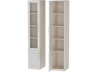 Аллегро-9 Пенал стекло Гравировка [Аллегро-9 МДФ Ромб]