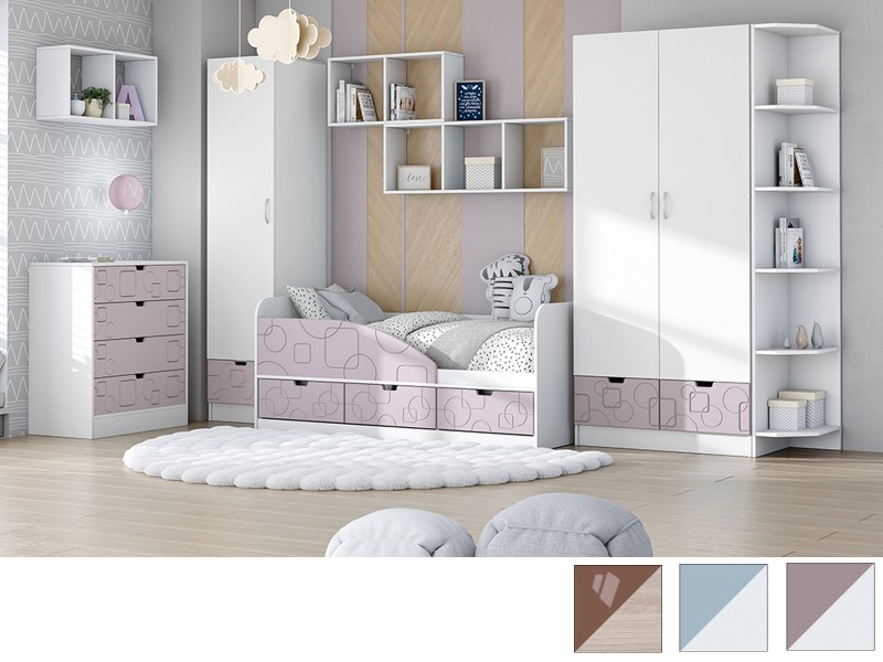 Бриз МДФ Квадрат, Детская комната, Комплект-1 [Бриз МДФ Квадрат]