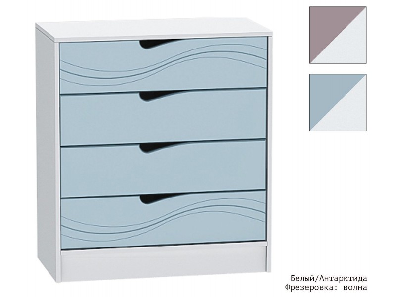 Бриз МДФ Волна, Комод [Бриз МДФ Волна]