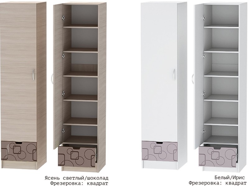 Бриз МДФ Квадрат, Пенал [Бриз МДФ Квадрат]