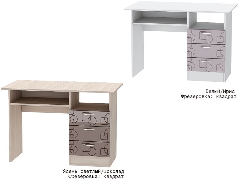 Бриз МДФ Квадрат, Стол письменный [Бриз МДФ Квадрат]
