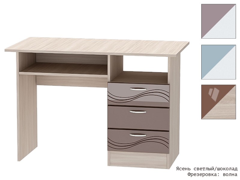 Бриз МДФ Волна, Стол письменный [Бриз МДФ Волна]