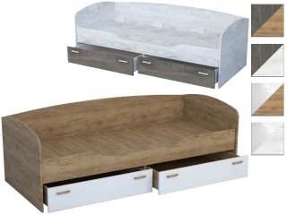 Кровать арт. 016 с ящиками 80х190, тахта [Эго]