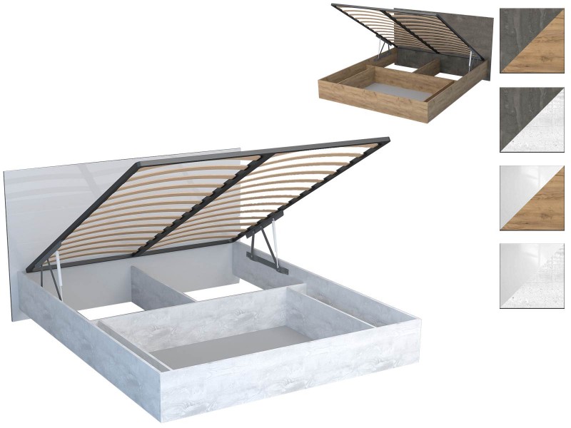 Эго Кровать 1,6 арт. 031 М1 (ЛДСП) для дома, с подъёмным механизмом [Эго]