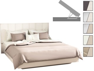 Эго Кровать 1,4 арт. 031 М1 (Полосы) с подъёмным механизмом [Эго]