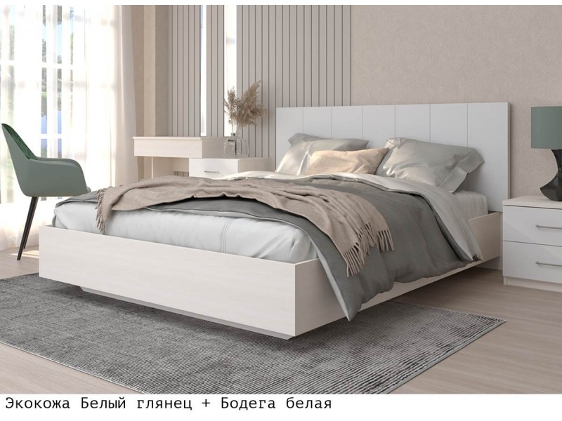 Эго Кровать 1,4 арт. 031 М1 (Полосы) с подъёмным механизмом [Эго]