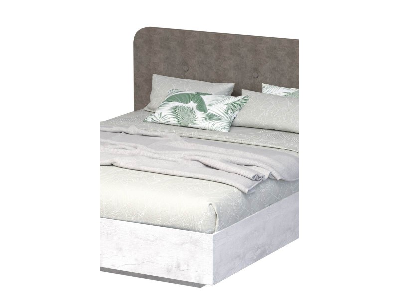 Эго Кровать 1,4 арт. 031 М1 (Пуговицы) с настилом ЛДСП [Эго]
