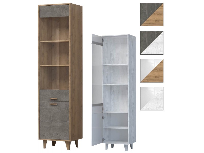 Эго ПС-1 (НГ) Пенал на ножках со стеклом, витрина [Эго]