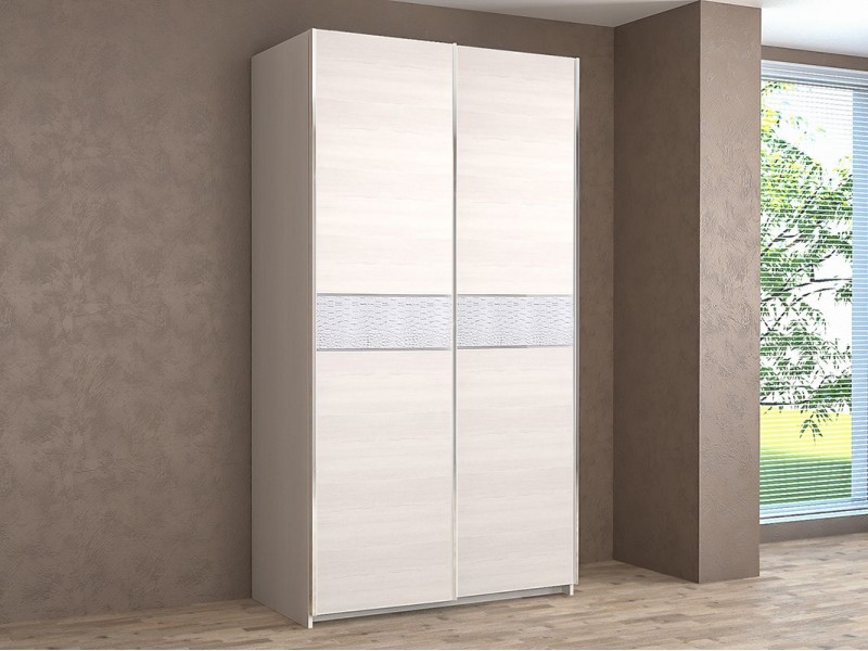 Иннэс-5 Шкаф-купе 120/140/160, Ф3 ЛДСП Бодега с экокожей + Ф3 ЛДСП Бодега с экокожей [Иннэс-5]