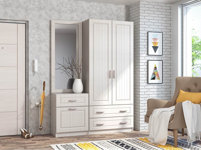 Иннэс-6 МДФ Прихожая модульная, Комплект-8 [Иннэс-6 МДФ]