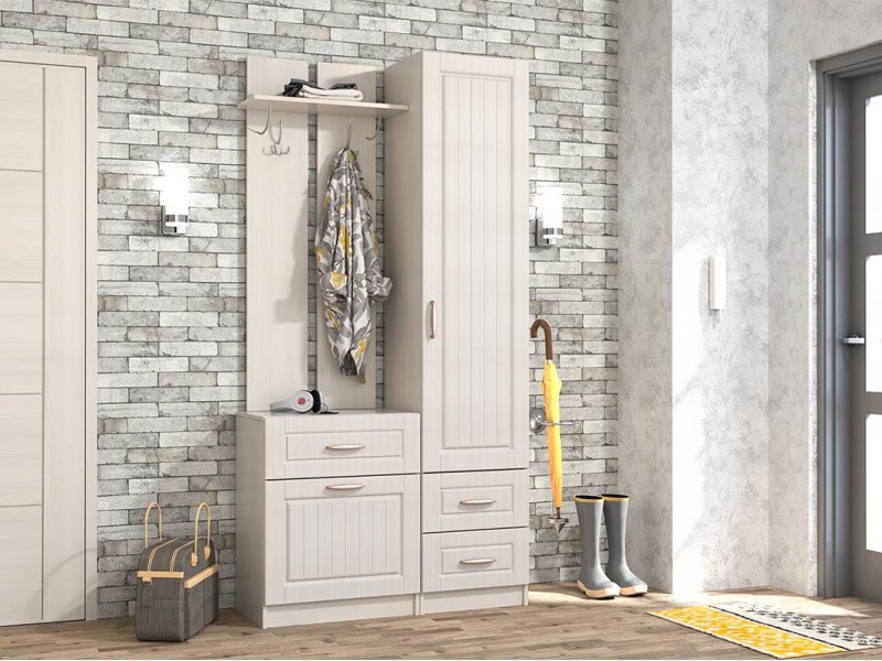 Иннэс-6 МДФ Прихожая модульная, Комплект-9 [Иннэс-6 МДФ]