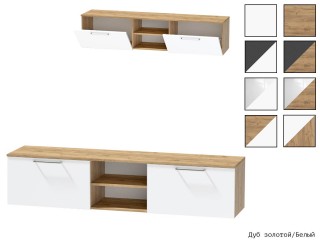 Иннэс-7 ЛДСП Тумба-1 навесная с фасадами [Иннэс-7 ЛДСП]