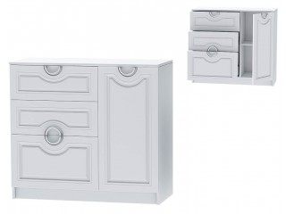 Иннэс-7 Ника Комод-2 с фасадами и ручками [Иннэс-7 Ника]