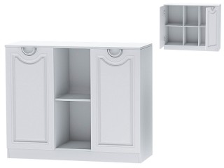 Иннэс-7 Ника Комод-4 с фасадами и ручками [Иннэс-7 Ника]