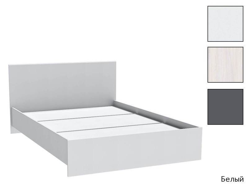 Кэт-1 Кровать арт. 017 с настилом ЛДСП 160х200 [Кэт-1]