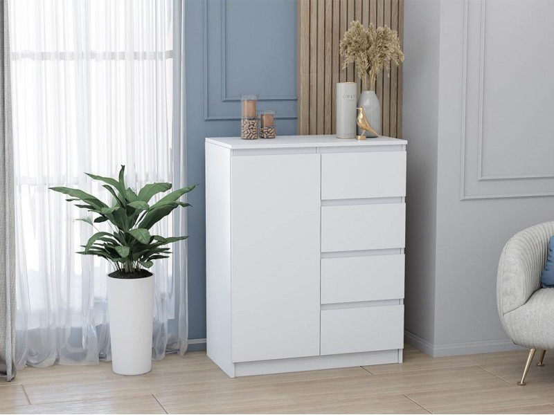 Кэт-1 Комод одна створка + ящики (М) [Кэт-1]